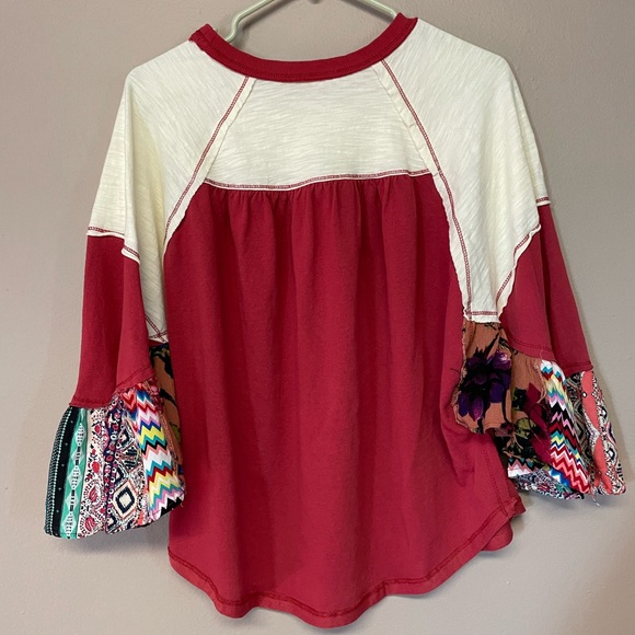 Oddi Print Sleeve Blouse - Picture 2 of 10